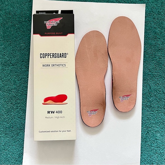Red Wing Shoes Shoes Nib Red Wing Shoes Copperguard Work Orthotics Men 9 Rw40 Insoles